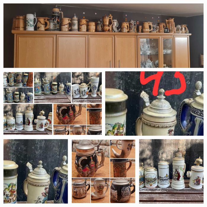 Пивные кружки 52 штуки