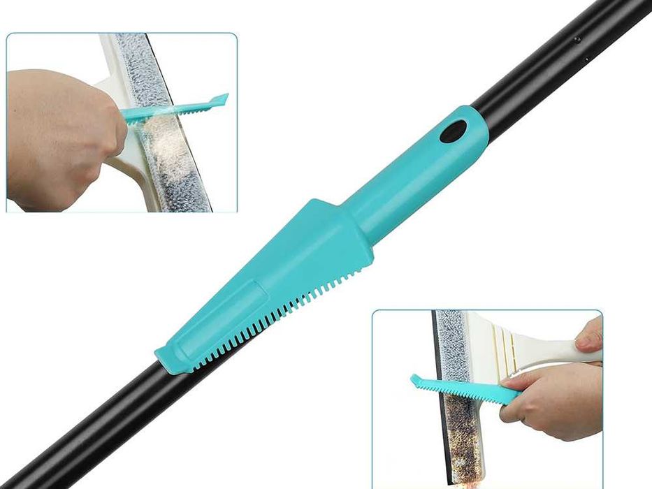 Zestaw do mycia okien 2w1 ściągaczka mikrofibra 160 cm