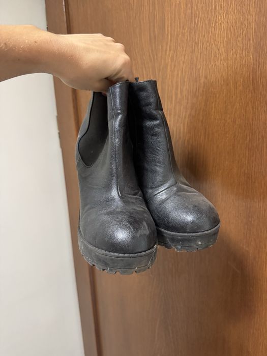 Czarne botki HM H&M 38 39