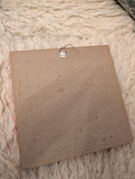 Obrazek witrażowy, witraż w ramce