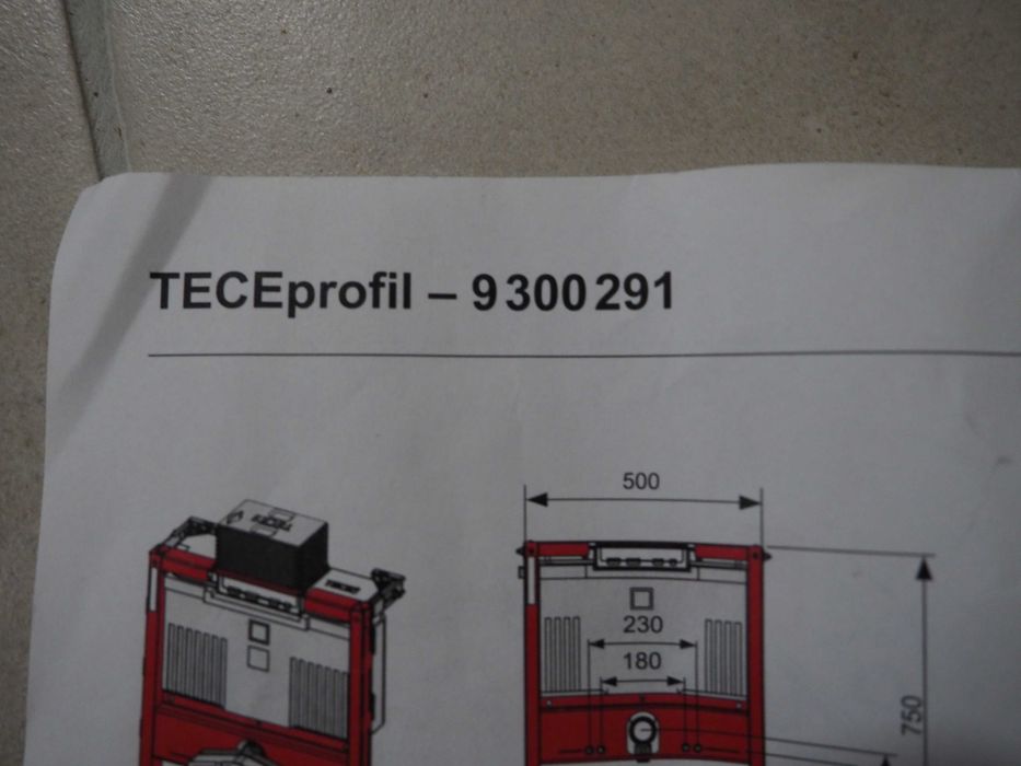 stelaż podtynkowy TECE