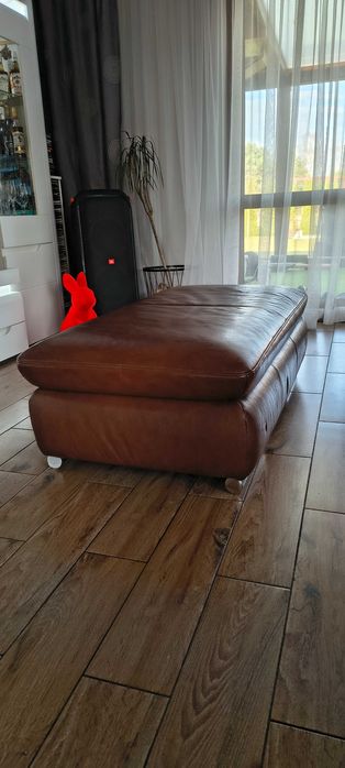 Pufa skórzana mala i duza