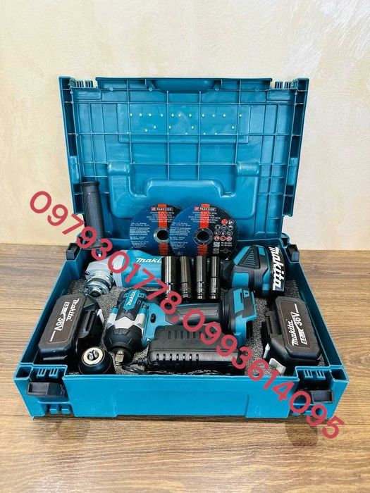 Аккумуляторный Набір 2в1 Makita 36V Гайковерт DTW500 + Болгарка DGA504