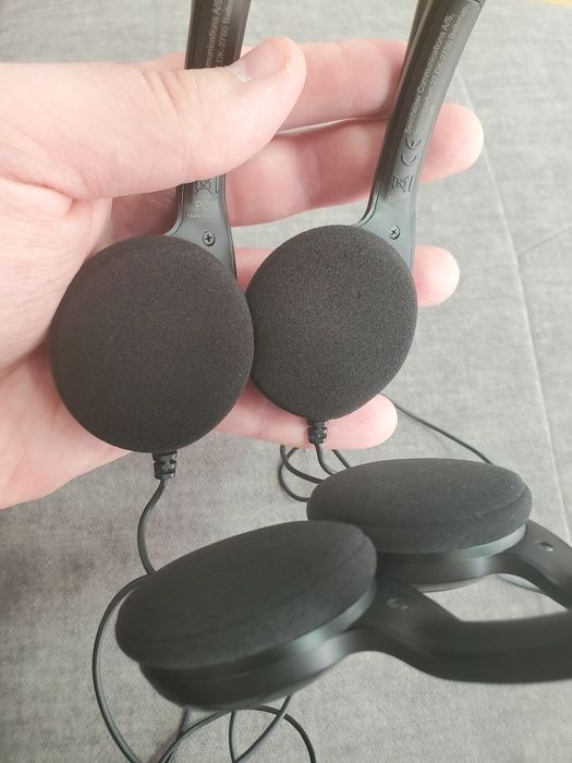 Гарнитура Sennheiser PC 5 CHAT, 3.5mm. + новые накладки-амбушюры