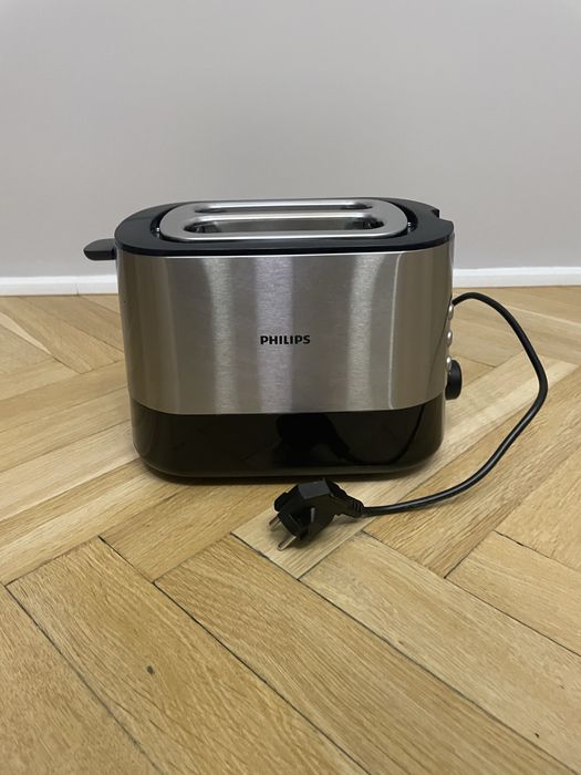 Toster Philips z opiekaczem na bułki