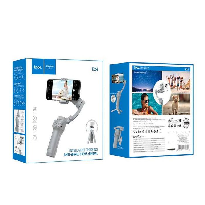 Ручной стабилизатор HOCO K24 трехосевой гимбл трипод высокое качество