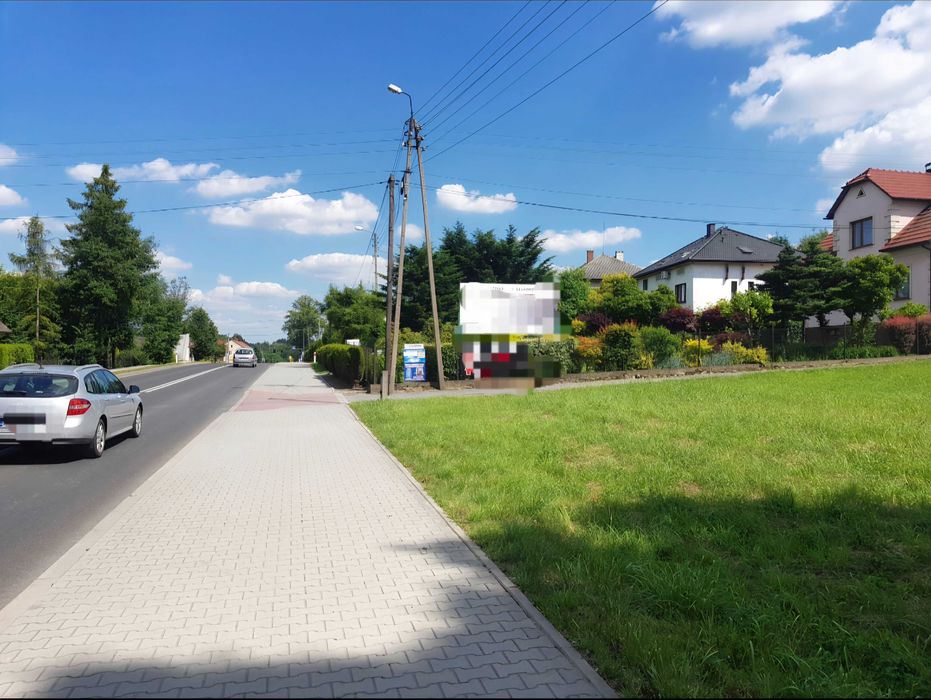 Reklama na ogrodzeniu Baner Bulowice