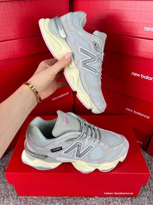!SALE! New Balance 9060 Light Grey Pink Cordura 36 37 38 39 40 41 42