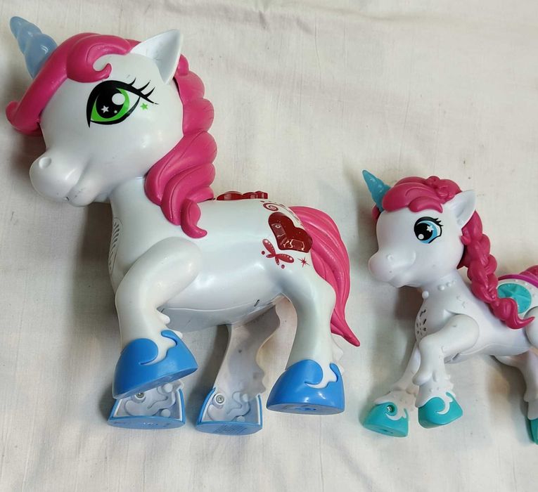 Zabawka interaktywna koń jednorożec  6 funkcji przycisku dźwięku 2 szt
