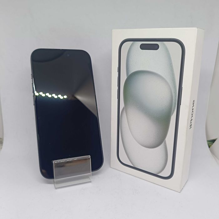 iPhone 15 128GB 100% kondycja czarna GWARANCJA !!!