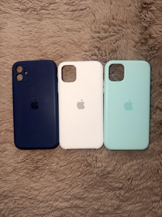 Чохли для Apple iPhone 11 / Apple iPhone 11 Pro силіконові (3 шт)