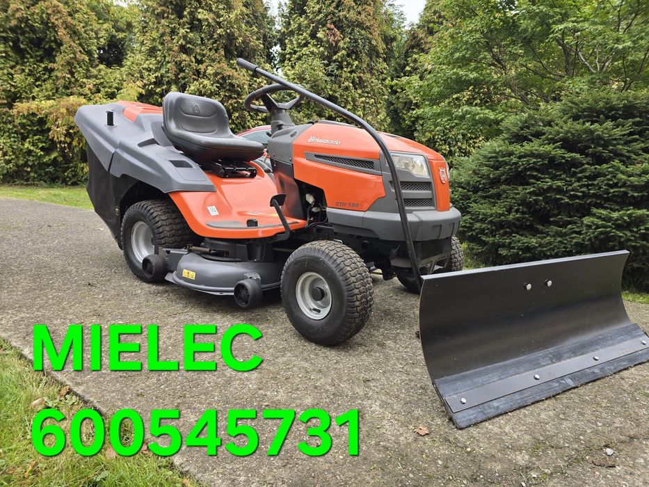 Traktorek kosiarka Husqvarna CTH 194 19KM KOHLER pompa oleju hydro 3in1 + PŁUG POLECAM