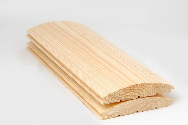 Блок-хаус/сосна  80 мм/100мм/130мм.