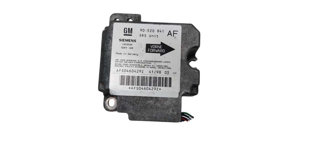 Opel Astra 2 II G Sensor Moduł Poduszek Powietrznych AIRBAG