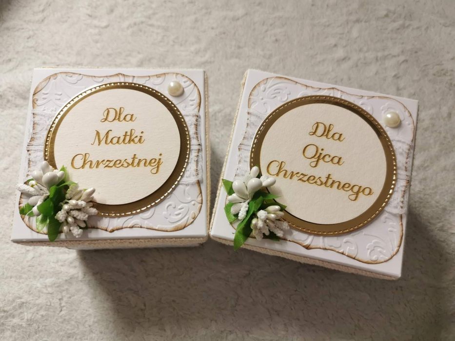 Podziękowania dla chrzestnych komunia