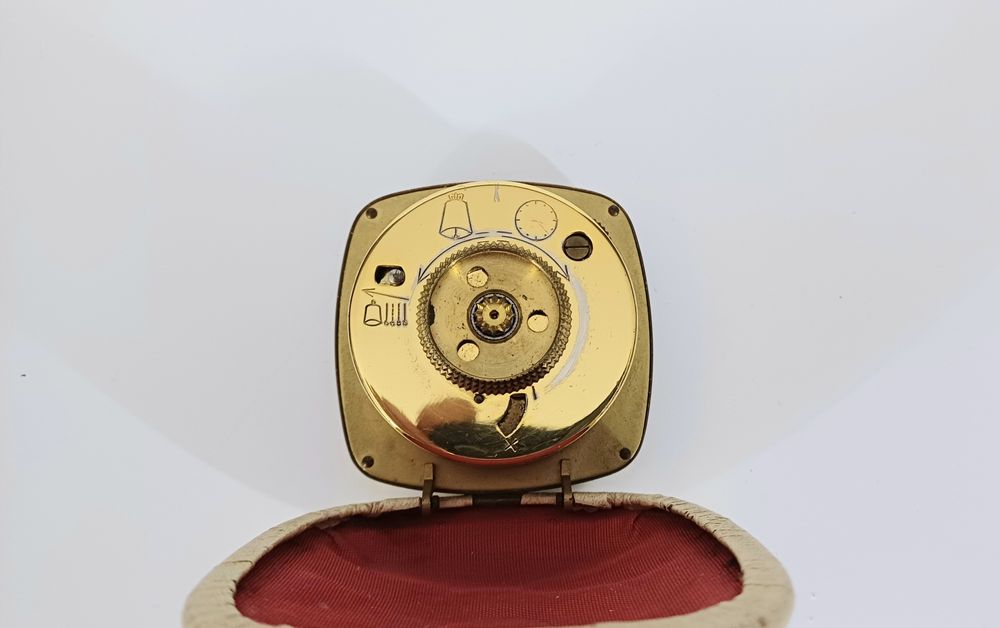 Zegarek podróży w etui   - Kienzle - lata 50- 60-te