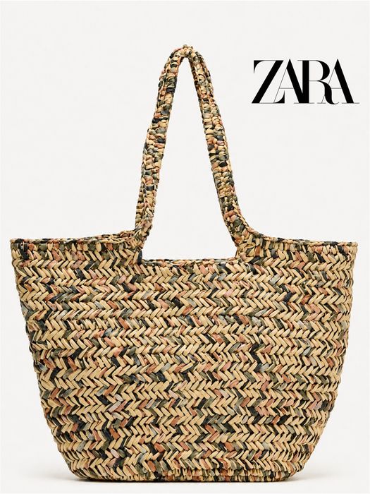 Zara плетена сумка кошик