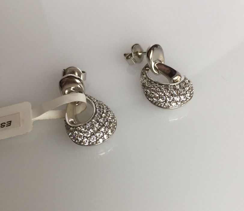 Esprit срібні сережки - пусети, цирконій