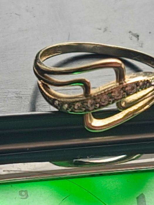 Złoty pierścionek próba 585
