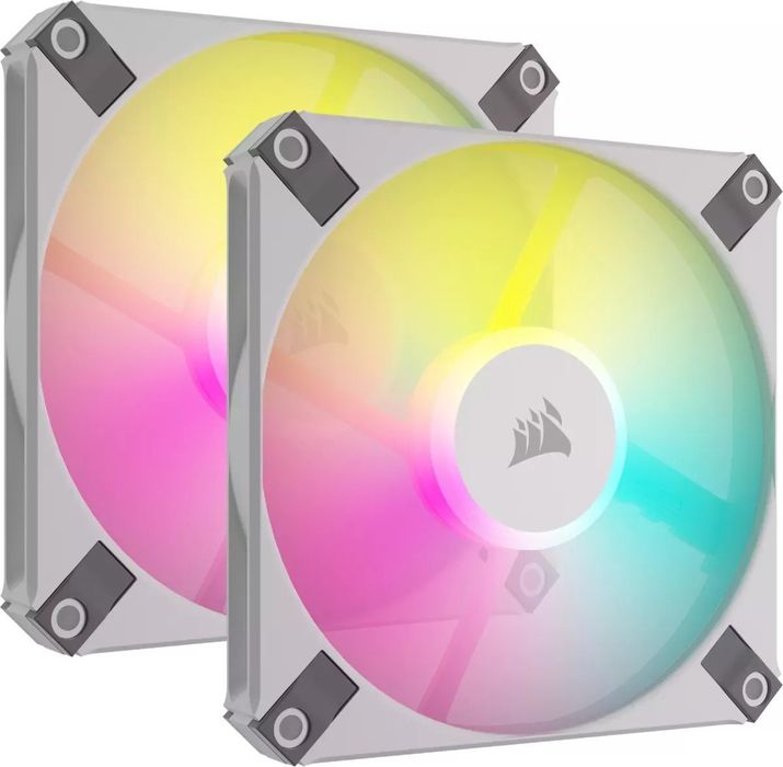 Zestaw Dwóch Wentylatorów Corsair Icue Af120 Rgb + Hub