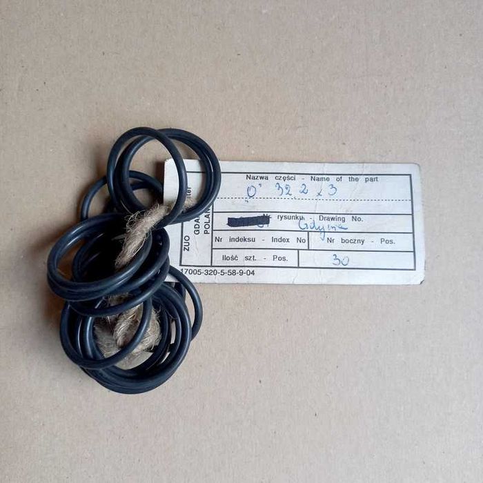 O-ring gumowy 32,2 x 3