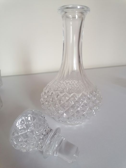 Garrafas de Cristal e copos de licor, Cristal d'Arques