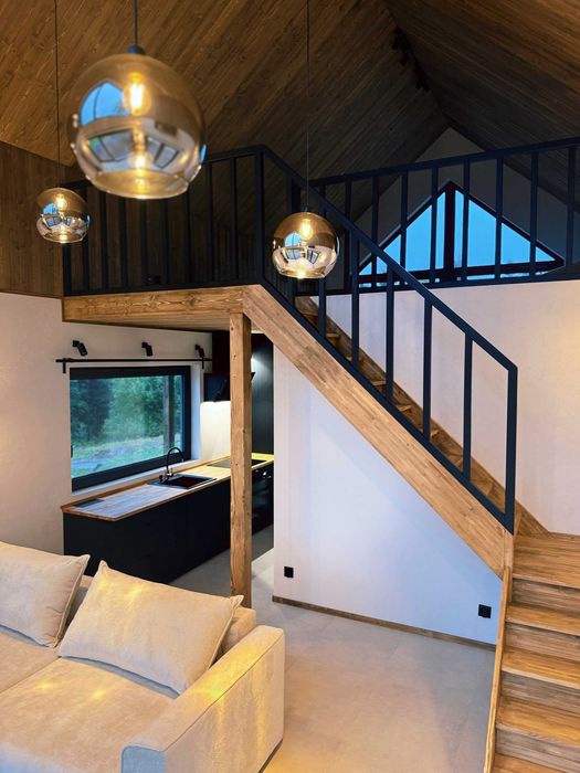 Stodoła drewniana 50m2 z antresolą 25 m2