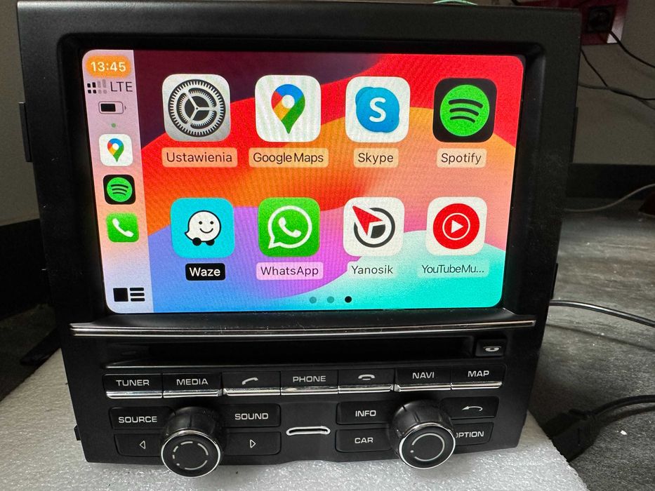 Porsche PCM 3.1 Carplay Android Auto Macan Cayenne 911 Panamera Mapa