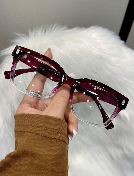 Oprawki damskie cieniowane eleganckie