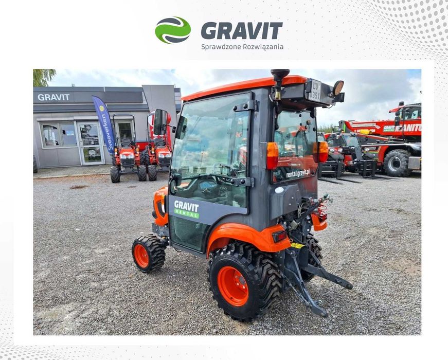 Ciągnik komunalny KUBOTA BX231CAB - od dealera, GWARANCJA, pług GRATIS