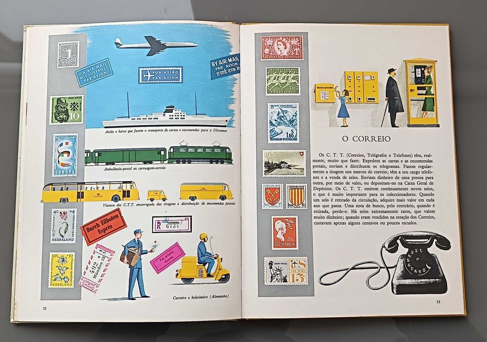 A Minha Primeira Enciclopédia - Verbo Infantil  3 volumes  edição 1967