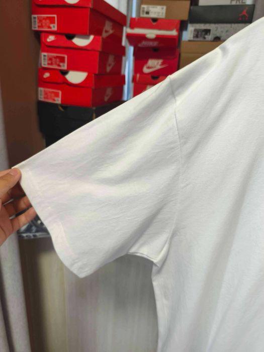 Stussy,Męska biała koszulka z nadrukiem letnim, rozmiar L