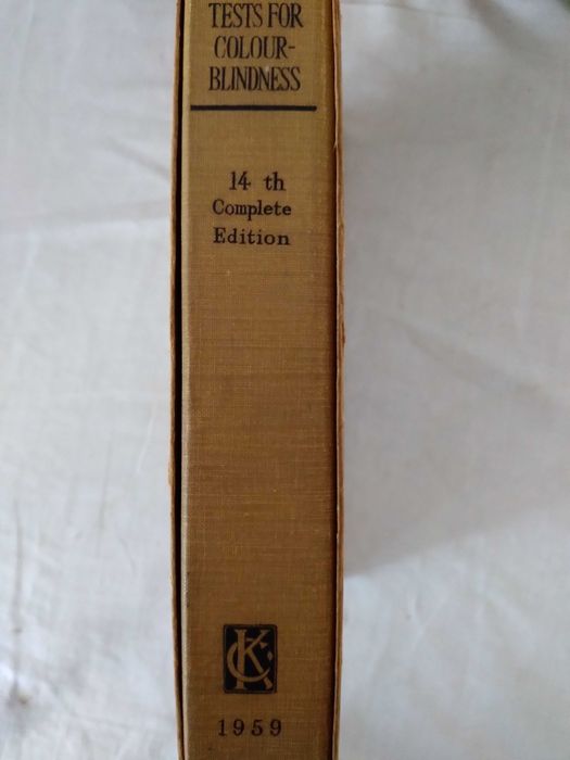 Teste Vintage para Daltonismo de 1959, S. ISHIHARA