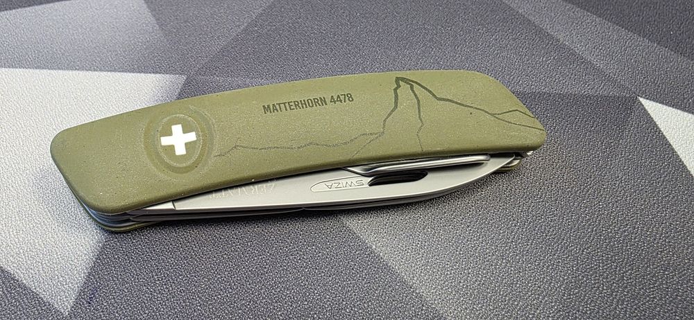 SWIZA ZERMATT SH05R olive MATTERHORN 4478, scyzoryk jak nowy