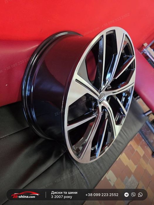 Диски Audi Style R21 5x112 8.5J ET34 Gloss Black Machined Face Q4 e-tron Q4 Sportback Q6 RS Q3 Нові