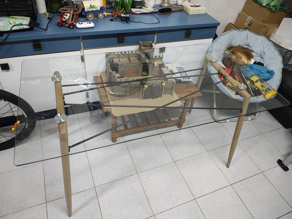 Mesa refeição vidro