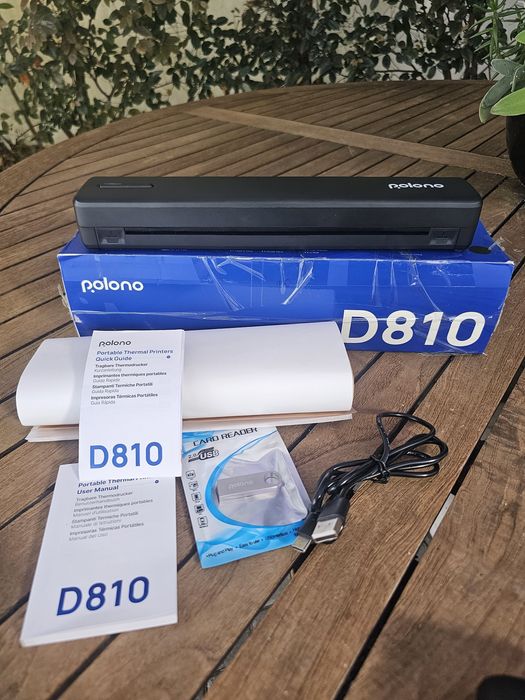 Impressora Polono D810 Térmica Papel A4 - Nova