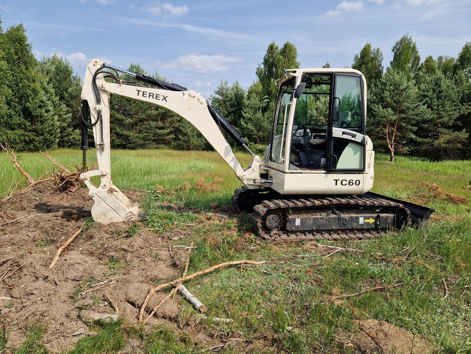 Koparka gąsienicowa terex tc 60 (yanmar schaef cat komatsu)