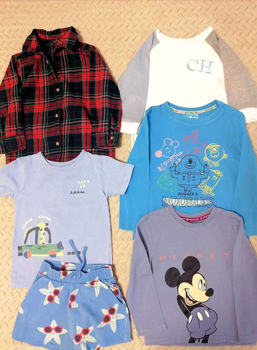 Великий лот одягу на 9-12 міс хлопчик