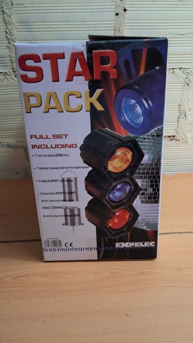 Conjuntos iluminação para discoteca e bola a facetas