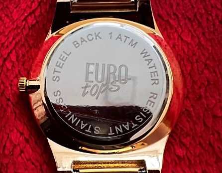 Luksusowy ! Reprezentacyjny ! Zegarek męski złoty Śr.- 40 mm !