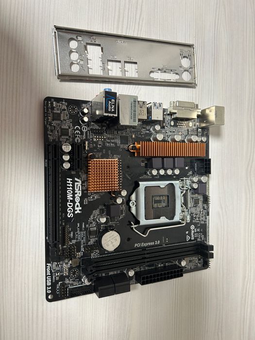 Мат плата Asrock h110m dgs Lga1151 ddr4