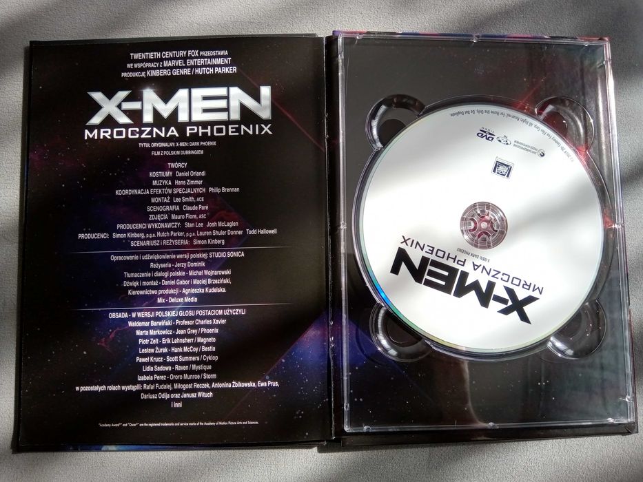 X-MEN Mroczna Phoenix film DVD