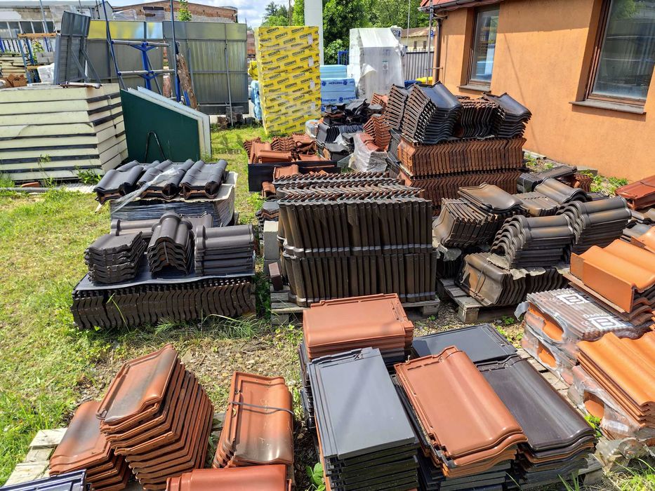 Dachówki ceramiczne ROBEN; Blacha dachówkowa TIGRA 8017