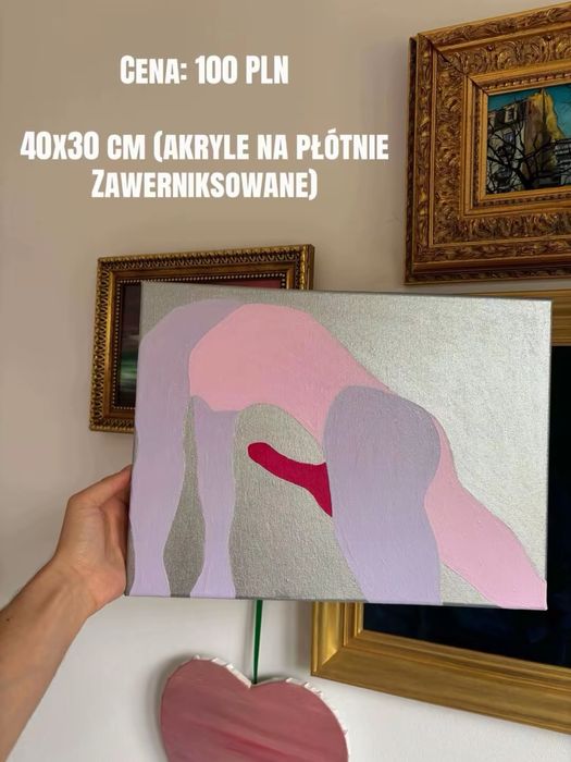 Obraz akrylowy 40x30 cm zawerniksowany