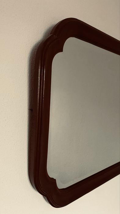 Espelho madeira rectangular