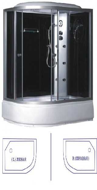 Душовий бокс,Гідробокс з глибоким піддоном+Доставка+Монтаж 80-80,90-90