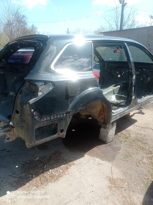 Кузовщина Субару Аутбэк 2011 год. Четверть. Subaru outback.  Разборка