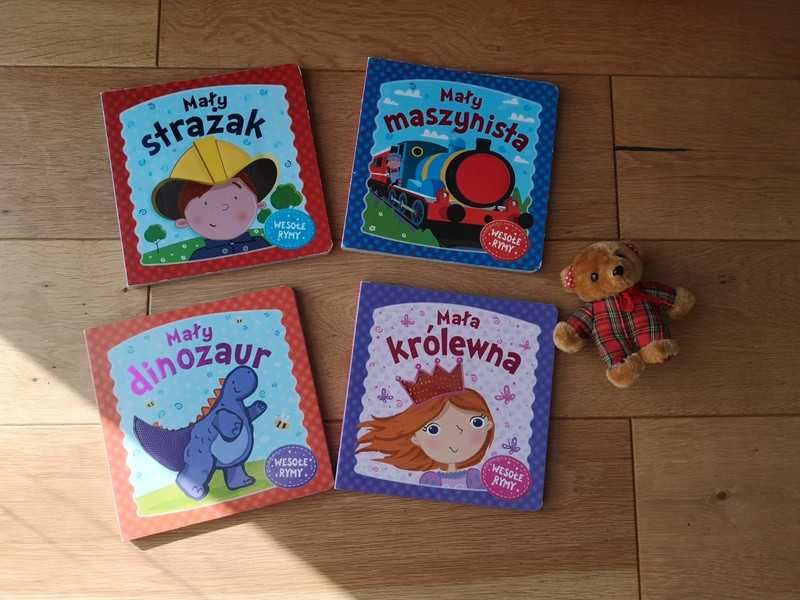 Zestaw książek MałyMaszynista Mały Dinozaur Mały Strażak Mała Królewna