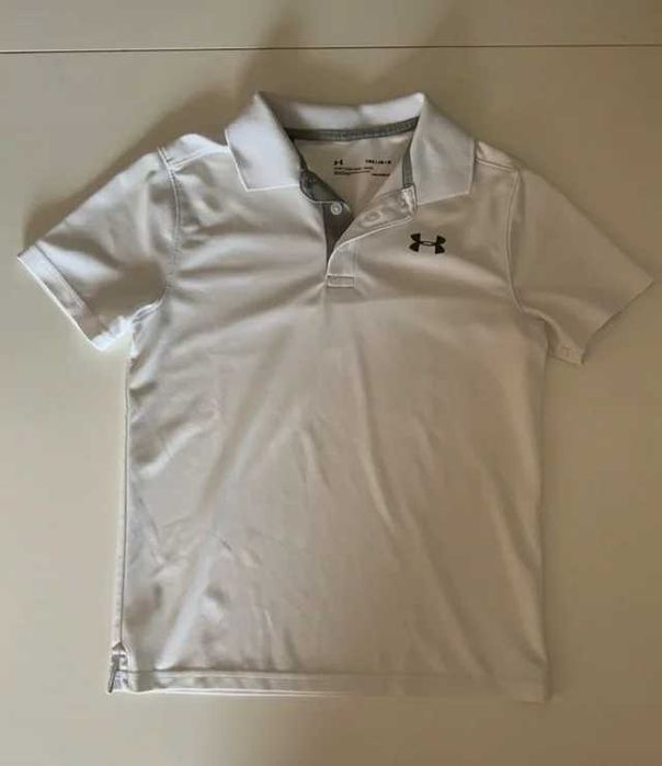 Polo Under Armour Branco Criança 9-11 anos RO001